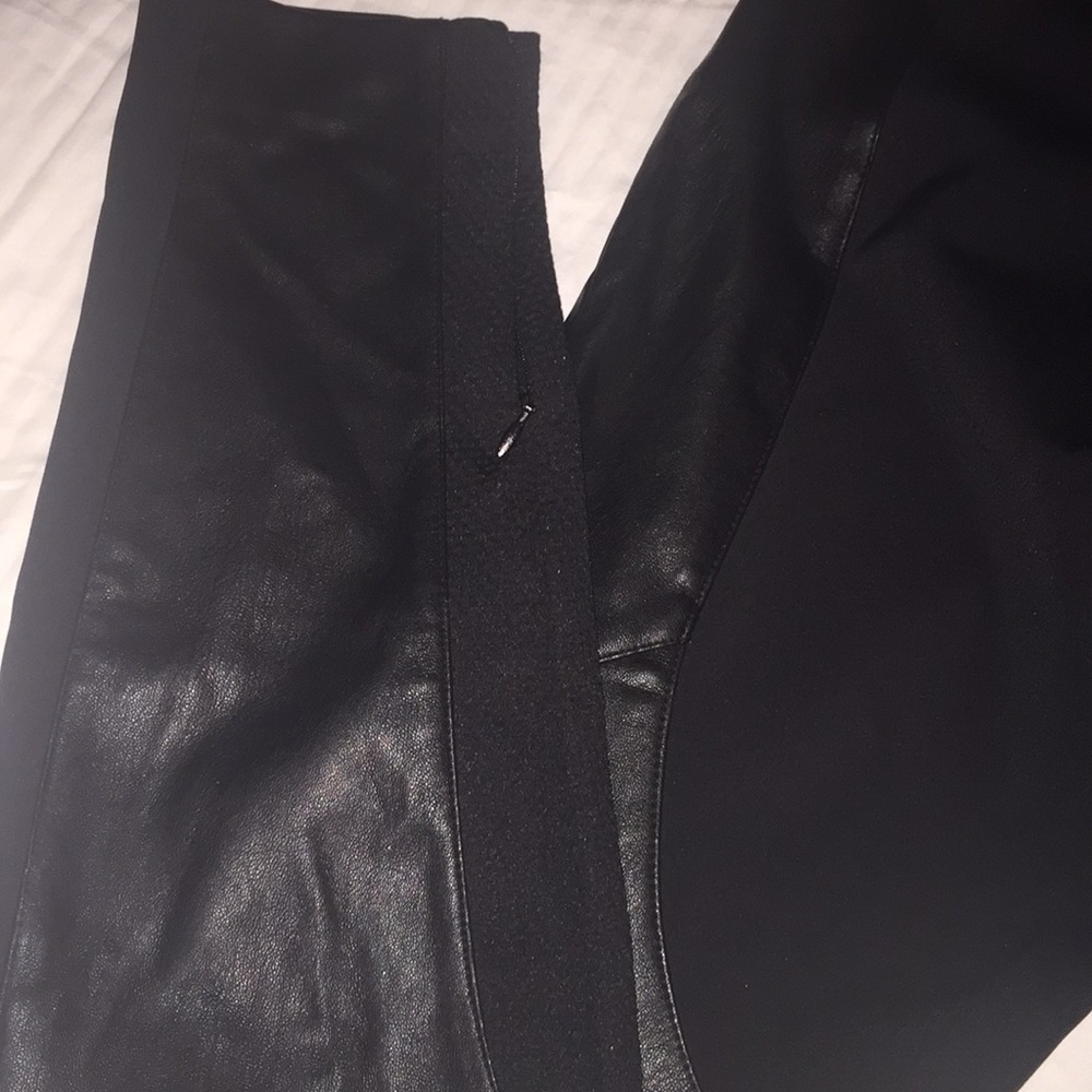 Slacks/leather/material/Size 4/5 - Picture 2 of 13